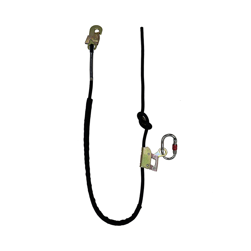 Positionieren Sie die Rettungsleine mit einem Nylonseil