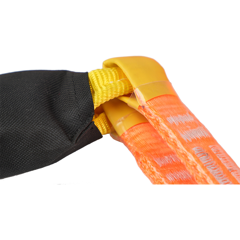 L19 Absturzsicherungs-Doppelsicherungsleine mit dickem Gurtband und ANSI-Haken